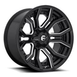 Fuel D711 Rage 20x10 8x165.1 -18 ET 125.1 CB Gloss Black Milled