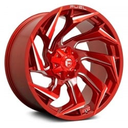 Fuel Reaction D754 15x8 5x114.3/5x120.65 -18 ET 72.7 CB Candy Red Milled