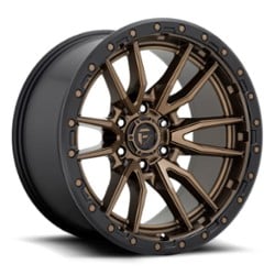 Fuel Rebel 6 D681 17x9 6x120 1 ET 67.1 CB Matte Bronze Black Bead Ring