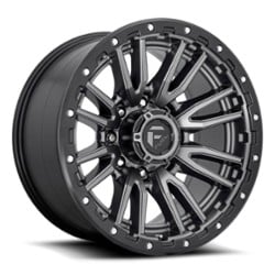 Fuel Rebel 8 D680 20x9 8x180 1 ET 124.2 CB Matte Gunmetal Black Bead Ring