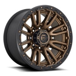 Fuel Rebel 8 D681 20x9 8x180 1 ET 124.2 CB Matte Bronze Black Bead Ring