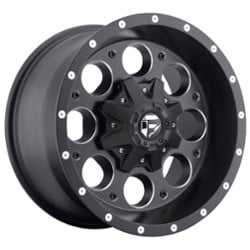 Fuel Revolver D525 16x8 Blank 5 Lug/Blank 6 Lug/Blank 8 Lug 25 ET 84.1 CB Matte Black & Milled