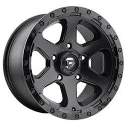 Fuel Ripper D589 20x9 6x135 20 ET 87.1 CB Matte Black with Gloss Black Lip