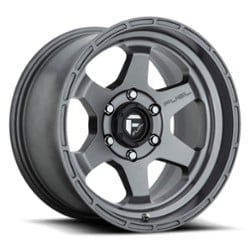 Fuel Shok D665 17x9 5x127 -12 ET 71.5 CB Matte Gunmetal