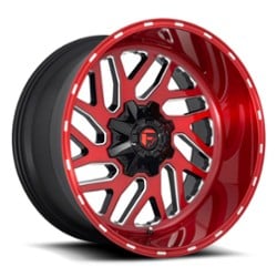 Fuel Triton D691 20x10 8x180 -18 ET 124.2 CB Brushed Candy Red