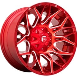 Fuel Twitch 20x9 5x114.3/5x127 1 ET 78 CB Candy Red Milled