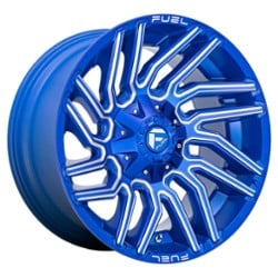 Fuel Typhoon 20x9 5x114.3/5x127 1 ET 78.1 CB Anodized Blue Milled