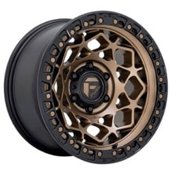 Fuel UTV D785 Unit 15x7 4x156 10 ET 132 CB Bronze With Matte Black Ring