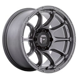 Fuel Variant D793 17x9 5x127 -12 ET 71.5 CB Matte Gunmetal