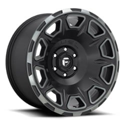 Fuel Vengeance D686 20x9 6x139.7 1 ET 106.1 CB Matte Black / Machined / Dark Tint