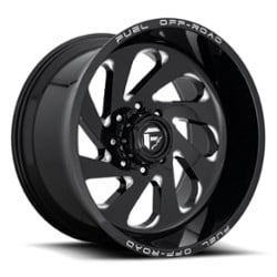 Fuel Vortex D637 20x12 8x170 -44 ET 125.1 CB Gloss Black & Milled