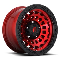 Fuel Zephyr D632 18x9 8x180 -12 ET 124.2 CB Candy Red with Matte Black