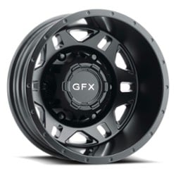 GFX MV2 Dually Rear 16x6 6x180 -130 ET 138.8 CB Matte Black