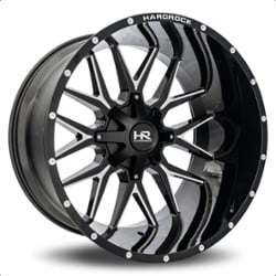 Hardrock Offroad H700 Affliction 20x9 5x127/5x139.7 0 ET 87 CB Gloss Black Milled