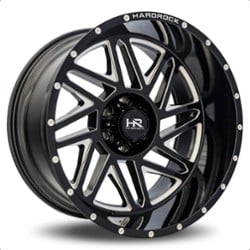 Hardrock Offroad Bones XPosed 20x10 6x135 -19 ET 87.1 CB Gloss Black Milled