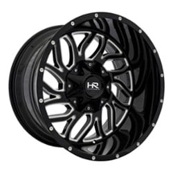 Hardrock Offroad H707 Destroyer 20x10 5x150/5x139.7 -19 ET 110.3 CB Gloss Black Milled