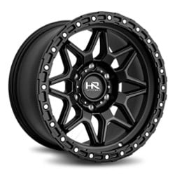 Hardrock Offroad H105 17x9 5x127 -12 ET 78.1 CB Matte Black-Black Beadlock