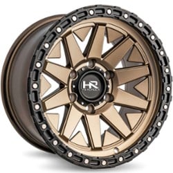 Hardrock Offroad H106 17x9 5x127 -12 ET 78.1 CB Matte Bronze-Black Beadlock