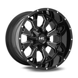 Hardrock Offroad H711 Devastator 20x9 5x127/5x139.7 0 ET 87 CB Black Milled