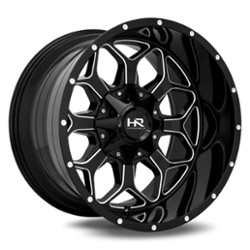 Hardrock Offroad H712 Indestructible 20x9 5x127/5x139.7 0 ET 87 CB Black Milled