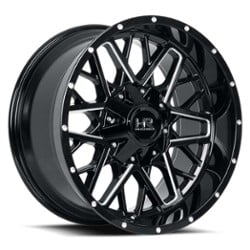 Hardrock Offroad H714 20x10 6x135/6x139.7 -19 ET 108 CB Gloss Black Milled