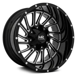 Hardrock Offroad H708 OverDrive 20x9 5x127/5x139.7 0 ET 78.1 CB Gloss Black Milled