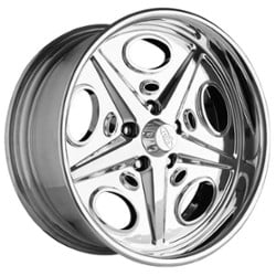 Intro Custom Holbrook Route 66 17x7 -80 to 80 ET 108 CB Polished