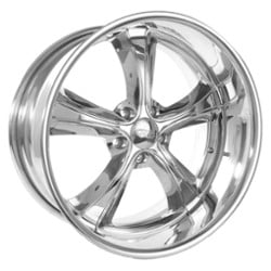 Intro Custom Kingman Route 66 Series 17x7 -80 to 80 ET 108 CB Polished