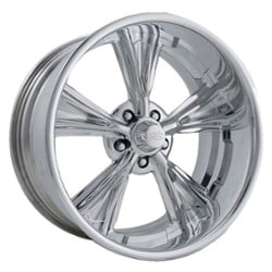 Intro Custom Wheeler Route 66 Series 17x7 -80 to 80 ET 108 CB Polished