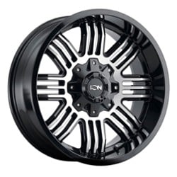 Ion Alloy 144 17x9 5x127/5x139.7 -12 ET 87.1 CB Black/Machined