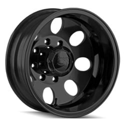 Ion Alloy 167 Dually Rear 17x6.5 8x165.1 -142 ET 130.2 CB Matte Black