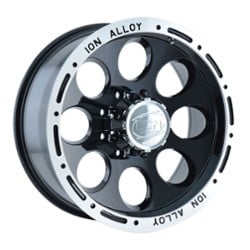 Ion Alloy 174 15x8 5x120.65 -27 ET 83.8 CB Black Beadlock