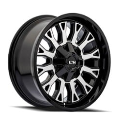 Ion Alloy 152 20x9 5x127/5x139.7 0 ET 87.1 CB Black/Machined