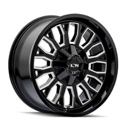 Ion Alloy 152 20x9 5x127/5x139.7 0 ET 87.1 CB Gloss Black Milled