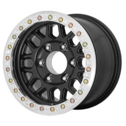 KMC KM234 Grenade Desert Beadlock 17x8.5 6x165.1 0 ET 108 CB Satin Black