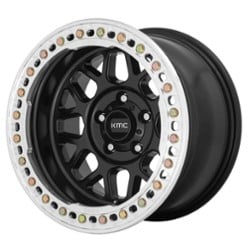 KMC KM235 Grenade Crawl Beadlock 17x8.5 6x165.1 0 ET 108 CB Satin Black