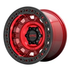 KMC KM236 Tank 17x9 5x127 -38 ET 71.5 CB Candy Red