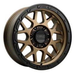 KMC KM535 Grenade Offroad 20x9 5x150 18 ET 110.5 CB Matte Bronze Matte Black Lip