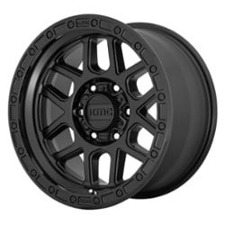 KMC KM544 Mesa 17x9 8x165.1 -12 ET 125.5 CB Satin Black / Gloss Black