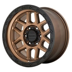 KMC KM544 Mesa 17x8.5 5x127 0 ET 71.5 CB Matte Bronze/Black