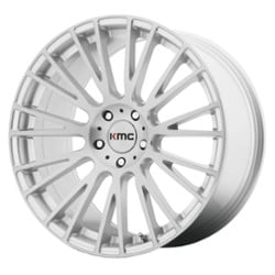 KMC KM706 Impact 20x10 5x120 40 ET 74.1 CB Brushed Silver