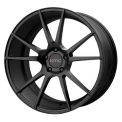 KMC KM709 Flux 20x10 5x112 40 ET 66.6 CB Satin Black