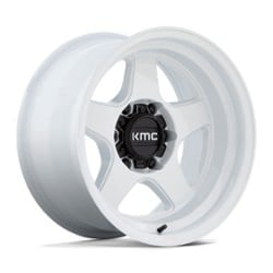 KMC KM728 Lobo 17x8.5 6x114.3 18 ET 66.1 CB Gloss White