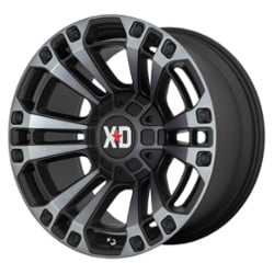 XD Series XD851 20x9 5x127/5x139.7 0 ET 78.3 CB Satin Black With Gray Tint