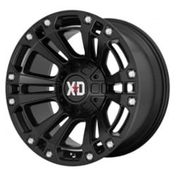 XD Series XD851 Monster 3 20x9 5x127/5x139.7 0 ET 78.3 CB Satin Black