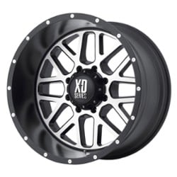 XD Series XD820 Grenade 18x9 6x135 -12 ET 87.1 CB Satin Black w/Machined Face