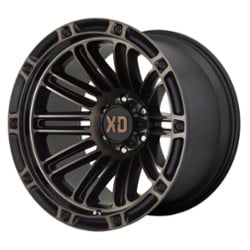 XD Series XD846 Double Deuce 20x12 5x127 -44 ET 71.5 CB Satin Black Dark Tint