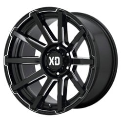 XD Series XD847 Outbreak 16x8 5x114.3 10 ET 72.56 CB Gloss Black Milled