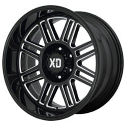 XD Series XD850 Cage 20x9 6x139.7 0 ET 106.3 CB Gloss Black Milled