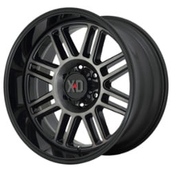 XD Series XD850 Cage 20x9 5x127 18 ET 71.5 CB Gloss Black With Gray Tint